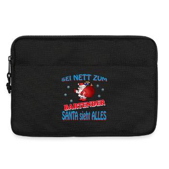 SANTA BARTENDER - Laptoptasche 13" - Schwarz - Vorne