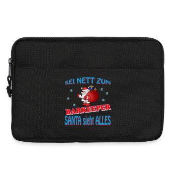 SANTA BARKEEPER - Laptoptasche 13" - Schwarz - Vorne