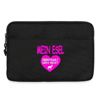 donkey - Laptop bag 13" - black - Front