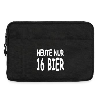 Bier - Laptoptasche 13" - Schwarz - Vorne