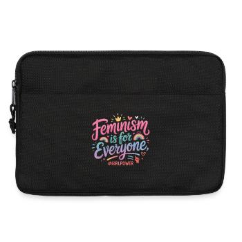 Feminism is for Everyone - Feminism T-Shirt - Laptop bag 13" - black - Front