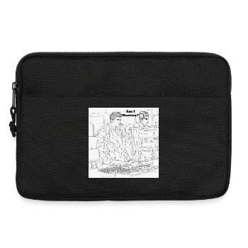 Human or robot - Laptop bag 13" - black - Front