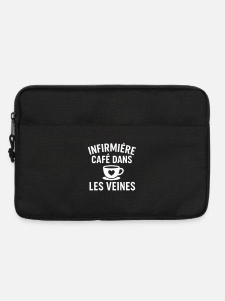 Coffee Nurse in the Veins - Laptop bag 13" - black