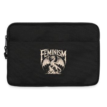 Feminist - Feminism Logo T-Shirt - Laptoptasche 13" - Schwarz - Vorne