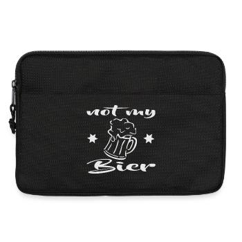 Bier Spruch - Laptoptasche 13" - Schwarz - Vorne