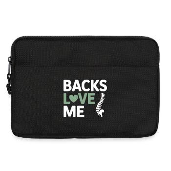 Lizenzierter DC-Experte für klinische Wirbelsäulenanpassung - Laptoptasche 13" - Schwarz - Vorne