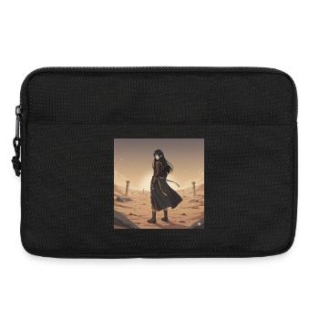 Dune Warrior — Black Armor - Laptop bag 13" - black - Front