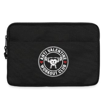Anti-Valentinstag-Workout-Club Lustige Anti-Valent - Laptoptasche 13" - Schwarz - Vorne