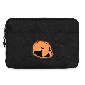 Fuchs schlafend: Niedlich, Kawaii & Comic Stil - Laptoptasche 13" - Schwarz - Vorne