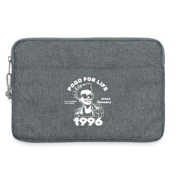 30th Birthday Pogo for life since 01/1996 - Laptop bag 13" - heather grey - Front