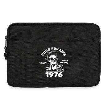 50th Birthday Pogo for life since 01/1976 - Laptop bag 13" - black - Front