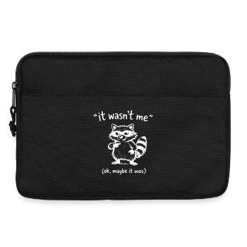Ce n’était pas moi, peut-être que c’était Raccoon Doodle. - Sacoche pour ordinateur portable 13 pouces - noir - Devant