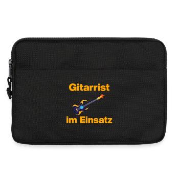 Guitarist in action, Rockt ́n ́Roll, Musician - Laptop bag 13" - black - Front