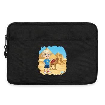 Bouno in Ägypten - Abenteuer bei den Pyramiden - Laptoptasche 13" - Schwarz - Vorne