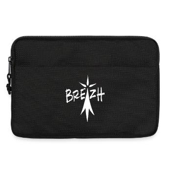 Breton white ermine breizh - Laptop bag 13" - black - Front
