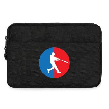 Baseball - Sport - Sacoche pour ordinateur portable 13 pouces - noir - Devant