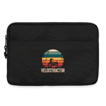 Velocitractor - Lustiges T-Shirt - Laptoptasche 13" - Schwarz - Vorne