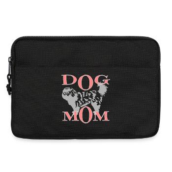 Dog with text - Laptop bag 13" - black - Front