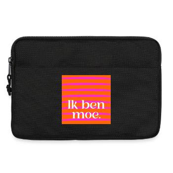 Ich bin müde - Laptoptasche 13" - Schwarz - Vorne