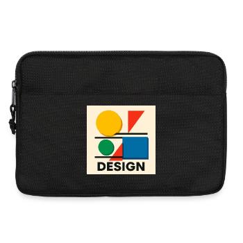 Geometry Bauhaus Colorful Composition - Laptop bag 13" - black - Front