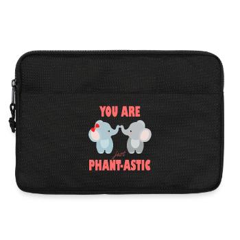 Ihr seid phantastische Elefanten - Laptoptasche 13" - Schwarz - Vorne