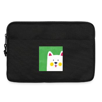Amoureux des chiens - Sacoche pour ordinateur portable 13 pouces - noir - Devant