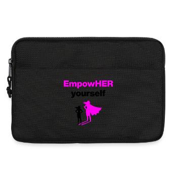 EMPOHER YOURSELF PINK EMPOWERMENT SUPERHELDIN - Laptoptasche 13" - Schwarz - Vorne