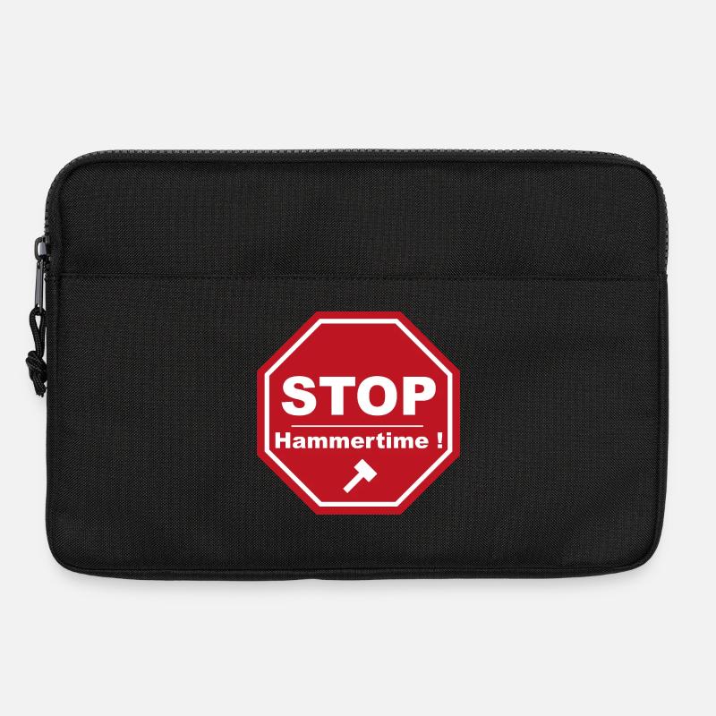 Stopp Hammertime - Laptoptasche 13" - Schwarz