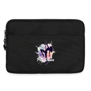 Pole Dance Poledancerinnen Aquarell stark Geschenk - Laptoptasche 13" - Schwarz - Vorne