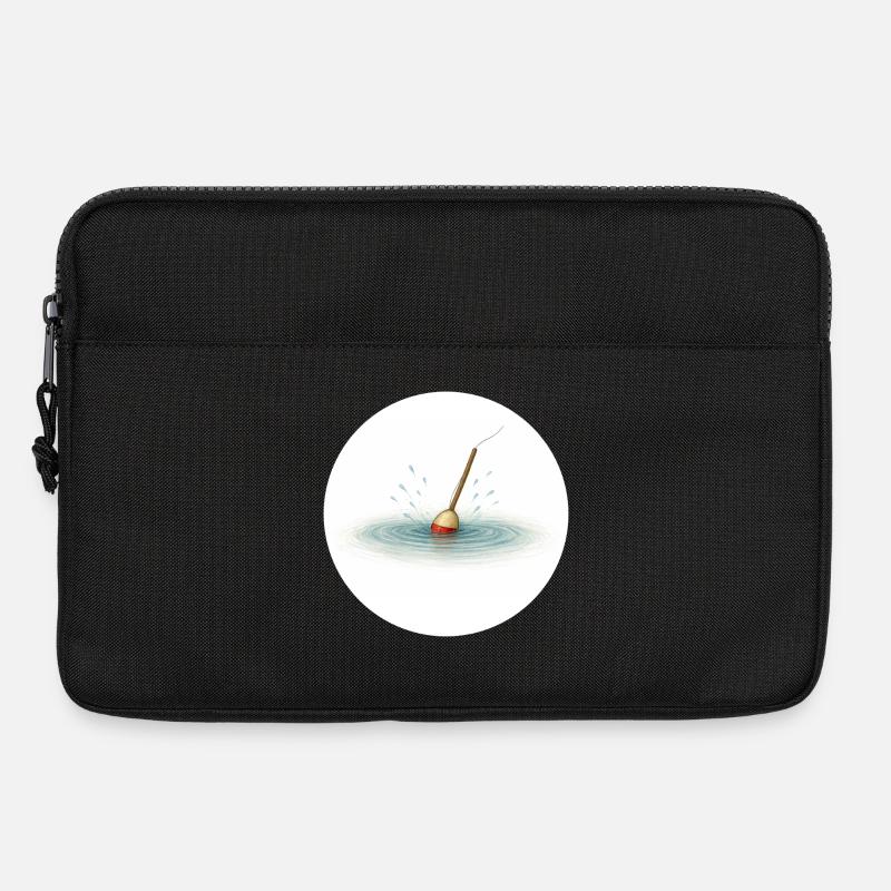 Angelschwimmer im Wasser – minimalistisch - Laptoptasche 13" - Schwarz