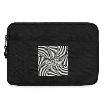 Starburst optisches Labyrinth - Laptoptasche 13" - Schwarz - Vorne