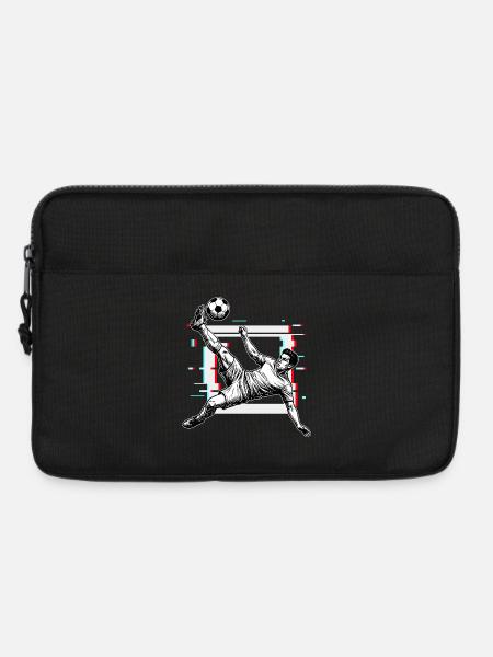 Soccer Shot Overhead Kick Side Kick - Laptop bag 13" - black