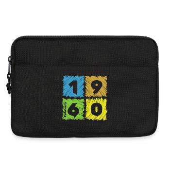 66. Écussons Geburtstag Farbige depuis 02/1960 - Sacoche pour ordinateur portable 13 pouces - noir - Devant