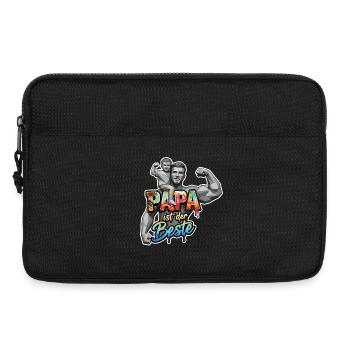 Papa ist der Beste - Laptoptasche 13" - Schwarz - Vorne