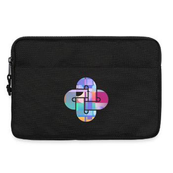 Mosaic Cloud Cross - Laptop bag 13" - black - Front