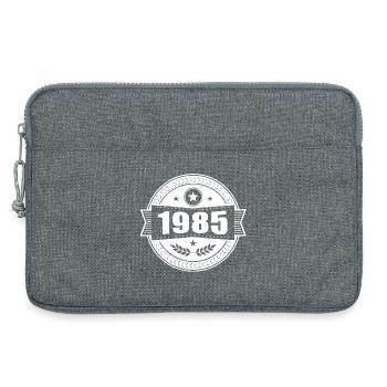 1985 - Laptoptasche 13" - Grau meliert - Vorne