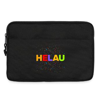 HELAU, EXPLOSION DE CONFETTIS ! - Sacoche pour ordinateur portable 13 pouces - noir - Devant