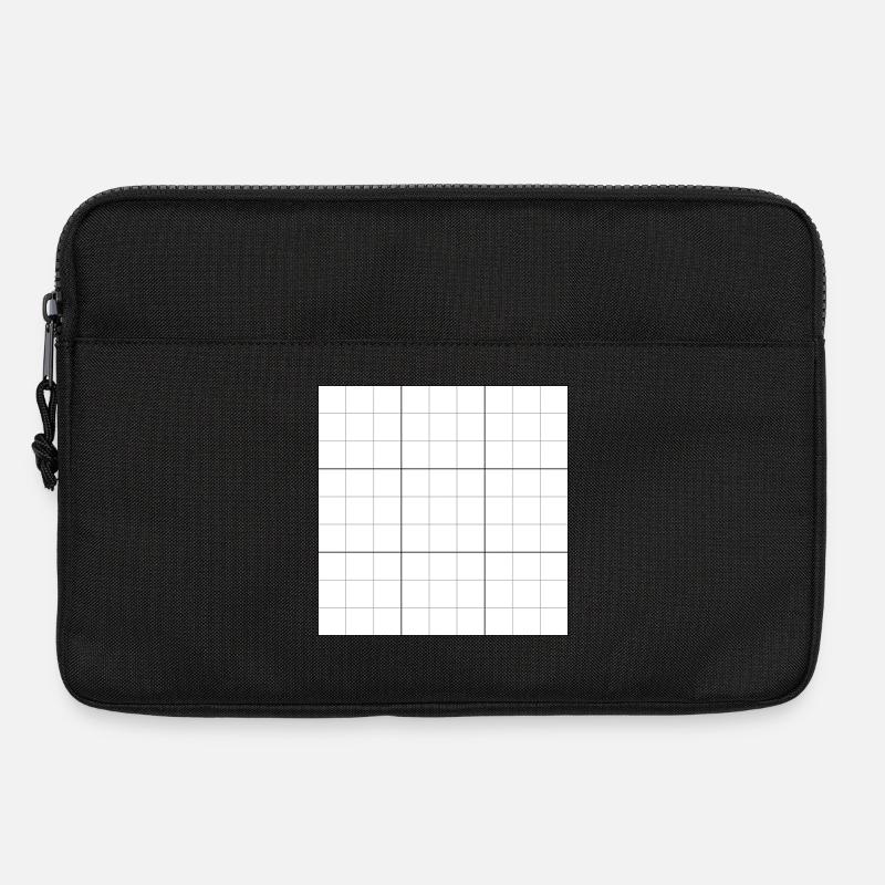 Sudoku blanko Raster - Laptoptasche 13" - Schwarz