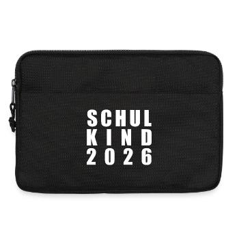 Schulkind 2026 - Laptoptasche 13" - Schwarz - Vorne