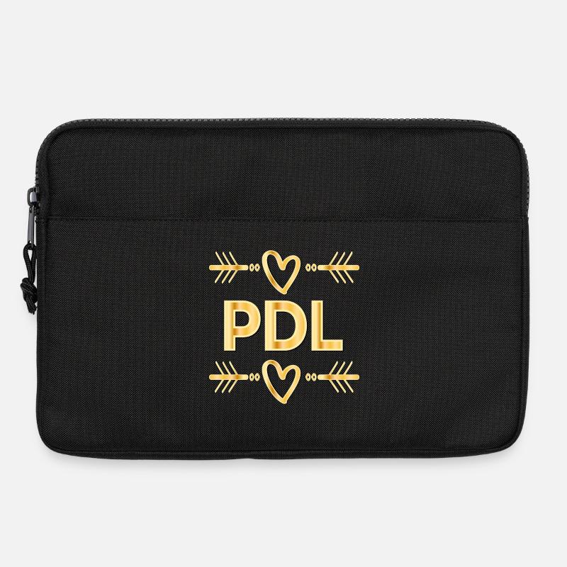 Danke Herz - PDL Pflegedienstleitung - Laptoptasche 13" - Schwarz