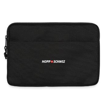 Hopp Schwiiz - Classic Fan Design - Laptop bag 13" - black - Front