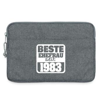 1983 - Laptop bag 13" - heather grey - Front