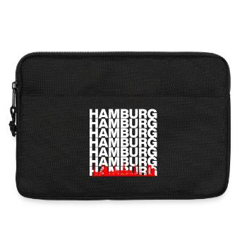 HAMBURG SKYLINE SILHOUETTE! - Laptoptasche 13" - Schwarz - Vorne