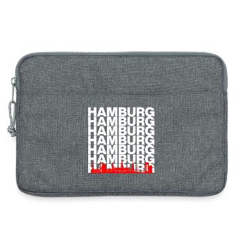 HAMBURG SKYLINE SILHOUETTE! - Laptoptasche 13" - Grau meliert - Vorne