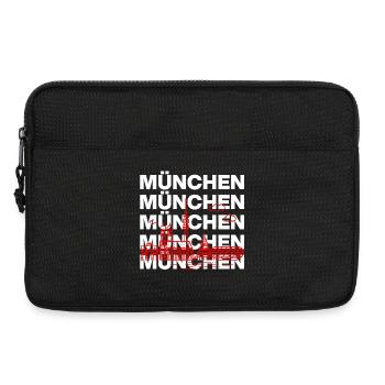 MÜNCHEN SKYLINE STACK – MIA SAN MUNICH - Laptoptasche 13" - Schwarz - Vorne
