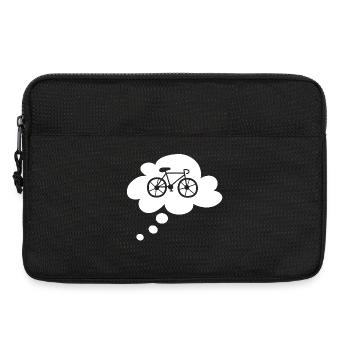 Road Bike Cloud Bike Sport Tour Hobby Bike Fan - Laptop bag 13" - black - Front
