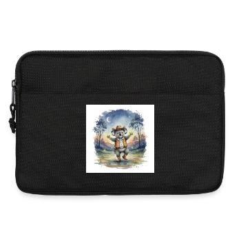 Mehni le cow-boy Koala - Sacoche pour ordinateur portable 13 pouces - noir - Devant