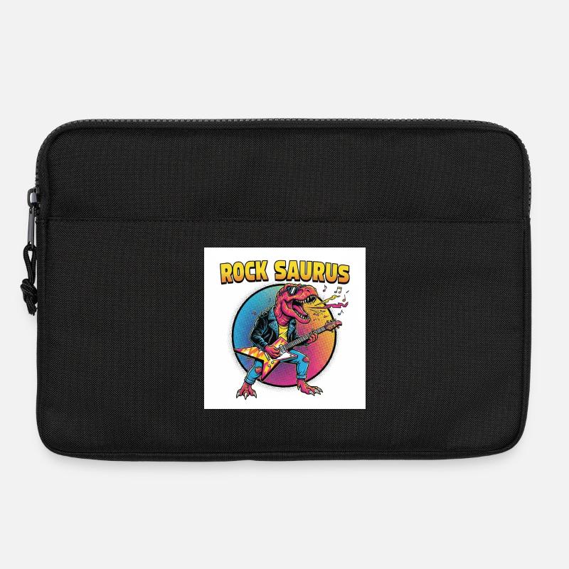 Rock Saurus Gitarrenheld - Laptoptasche 13" - Schwarz