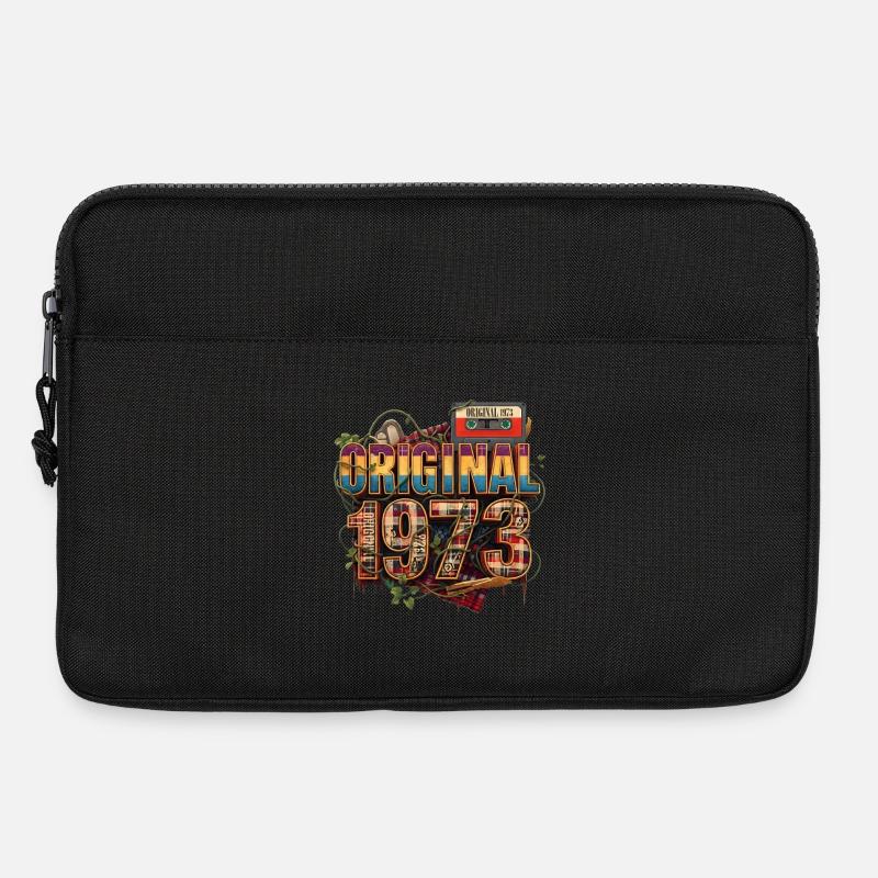 Original 1973 Retro-Collage - Laptoptasche 13" - Schwarz