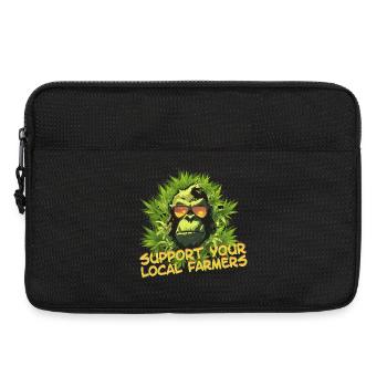 Support your local farmers - Laptop bag 13" - black - Front